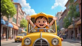 Ding Ding! It&rsquo;s a Bumpy Ride 🚗💥 | Wobbly Wheels Song for Kids