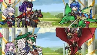Duo/Mythic Hero Battle - Marth & Elm Abyssal 1 turn clear - Fire Emblem Heroes