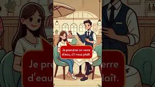 Learn French - Order at the Dialogue Restaurant Level A2.