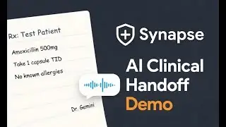Synapse: Saving Lives with AI-Powered Patient Handoffs 🏥✨