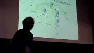 Reuben Thomas presenting Nancy - simple website editor