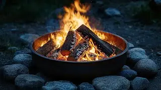 HD Cozy Crackling Fire for Ultimate Comfort &ndash; 3 Hour Virtual Fireplace