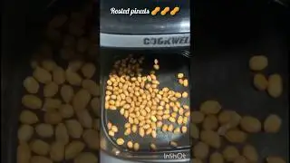 Rosted pinuts 🥜🥜#food #shortfeeds #airfryer #penut #rosting #reel #cooking #foodie #airfryerrecipes