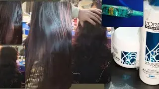 Hair smoothing kaise kare💗 !! बालों को स्टेड कैसे करें#video #shivaniofficialmakeover 
