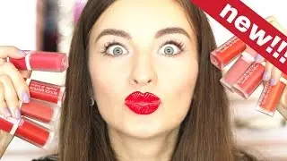 МАТОВЫЕ ТИНТЫ ДЛЯ ГУБ от Bourjois СВОТЧИ НА ГУБАХ Souffle de Velvet