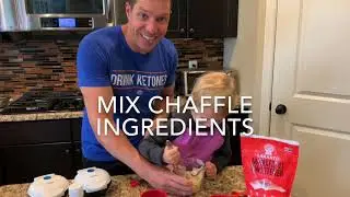 Keto Coffee Cake Chaffle
