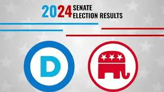 2024 United States Senate Election Timelapse
