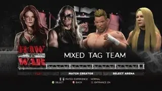 WWE '13 - Test and Stacy Keibler vs Christian and Lita