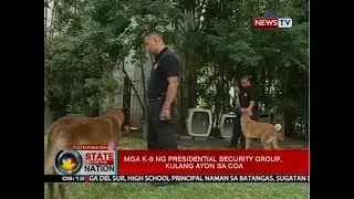 SONA: Mga K-9 ng presidential security group, kulang ayon sa COA