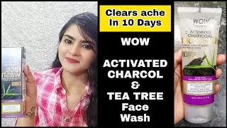 Wow Activated Charcoal & Tea Tree face wash | CLEARS Skin | Best face wash |  HONEST REVIEW |Ria Das