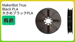 レビュー (2026): MakerBot True Black PLA 大きめブラックPLA。まとめ