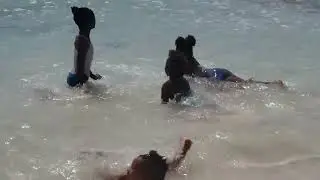 Exploring Diamond Crystal Ruins Beach in Hard Bargain - Long Island Bahamas