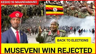 Breaking News! Tension high in Uganda, museveni win rejected, Bobi wine calls for demonstrations