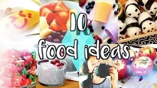 10 Breakfast and Lunch Ideas for School! | Ashlelayy