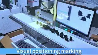 CCD Camera Visual Positioning Fiber Laser  Marking Machine #lasermarkingmachine #fiberlaser #cnc