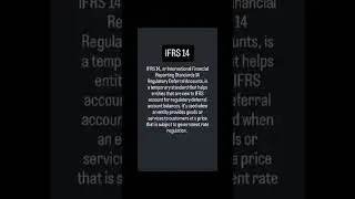 IFRS 14/ International Financial Reporting Standards 14 (Part 14 ) 👍 #ugcnetpaper2 #ifrsstandards