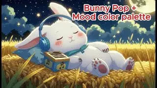 Cozy Coffee Lo-fi Chill ☕ | Relaxing Study & Work Music | Bunny Pop (90 Min)