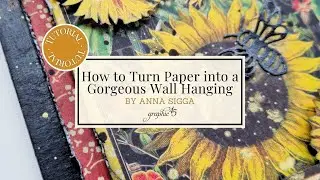 How to Turn Paper into a Gorgeous Wall Hanging