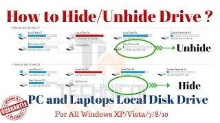 जानिए  बिना किसी Software के  Hard Drive Partition को कैसे Hide/Unhide करें ?