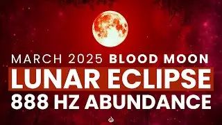 LIVE ! Blood Moon Lunar Eclipse, March 2025: 888 Hz to Manifest Massive Wealth & Abundance Instantly