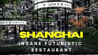 Inside No. 3 Warehouse Shanghai | Futuristic Dining Experience in China 🇨🇳 | 走进上海3号仓库餐厅 #restaurant 