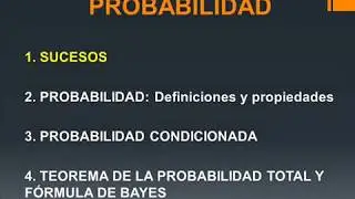 PROBABILIDAD: Sucesos