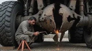 Overloaded Pakistani Truck&rsquo;s Axle, Bearings & Bushes Broke &ndash; Fully Fixed by Skilled Desi Mechanic