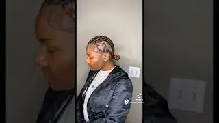 6 stitch braids with heart😍😍🔥 subscribe to my channel❤️ SantanaStylezz 🐐