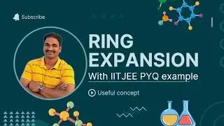 Organic chemistry Ring Expansion with IITJEE PYQ example #iit #neet #chemistry