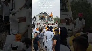 dhamtan Sahib vich Hazur Sahib Express Da shaandar Swagat #hazursahib #newtrain #waheguru