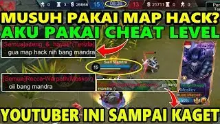 VIRALKAN! MUSUH YOUTUBER PAKAI MAP HACK? YOUTUBER INI JUGA LANSUNG PAKAI MAP HACK DI RANK MYTHIC!