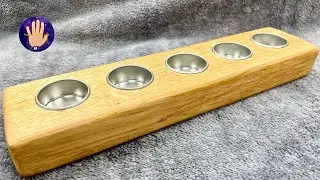 Crafting Solid Wood Tealight Holders 5 Years On: Revisiting My First Ever YouTube Video!