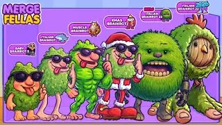 Merge Fellas BOSS + BOSS ⁉️ Brainrot 23,22,1, Muscle, Xmas, Baby 5, - New Update Ultimate max level