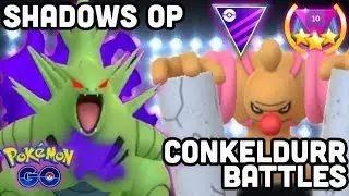 Shadow Pok&eacute;mon OP in Pokemon GO | Conkeldurr in GO Battle League Master Rank 10