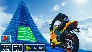Crazy rider stunt bike racing BMX impossible tracks - Motorbike games for kids