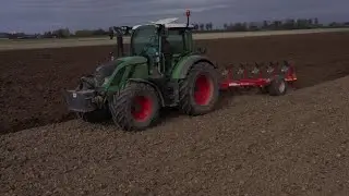 Bovenover ploegen met ECO-Ploeg // Fendt 514 Profi // Ovlac // Onland plowing // 8 Furrow