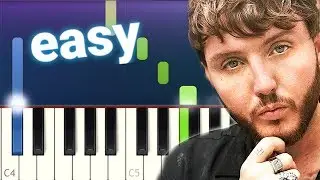 James Arthur - Falling like the Stars (100% EASY PIANO TUTORIAL)