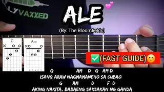 (FAST GUIDE) ALE - The Bloomfields Guitar Tutorial with Lyrics for Beginners