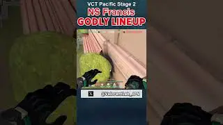 Godly One-Way Poison Cloud lineup used by NS Francis in VCT Pacific Stage 2  #shorts #valorant