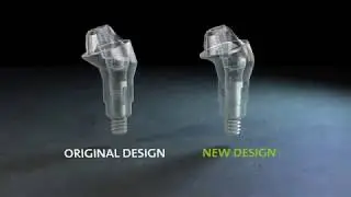 Straumann® Unique designed rounded angled Screw-Retained Abutment (SRA)