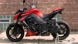 Kawasaki Z1000 Sound & Walkaround - Z1000 Stock Exhaust Sound Test, Full HD 1080p