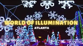 WORLD OF ILLUMINATION ATLANTA|Team Steward Travels #travelusa #viral #christmaslights #illumination