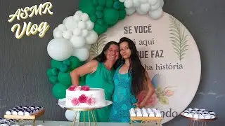ASMR VLOG | Aniversário da minha avó 💚🩵