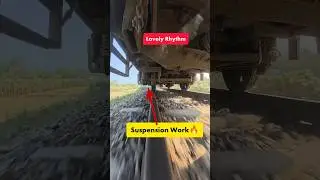 Train Suspension doing the great job 🫡😱 #train #railtrack #shortsfeed #railroad #wheel #suspension