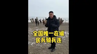 策马扬鞭护边疆，骑兵精神代代传，向全国唯一在编的民兵骑兵连致敬 #新疆 #骑兵连 #致敬 #正能量 #李维刚