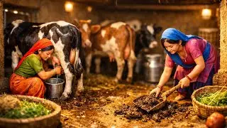 Tiny Village Cow Farm 🐄 | Most Realistic Miniature Video #shorts 