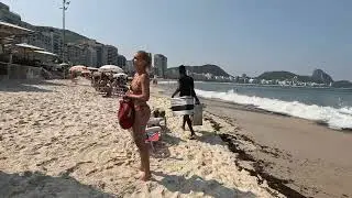 🔥 MUST SEE: Stunning Copacabana Beach Walk in 4K! 😍