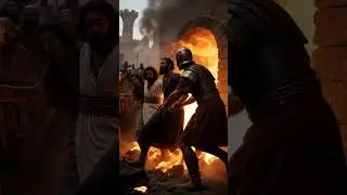 Daniel's three friends were thrown into the fiery furnace, and the Son of God appeared.#jesus