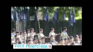 Nizza Cavalleria lascia Pinerolo. filmato della cerimonia