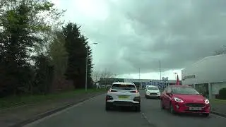 Driving On Berkeley Way, Cotswold Way, Blackpole Road & Hindlip Lane, Worcester, UK 5th April 2024